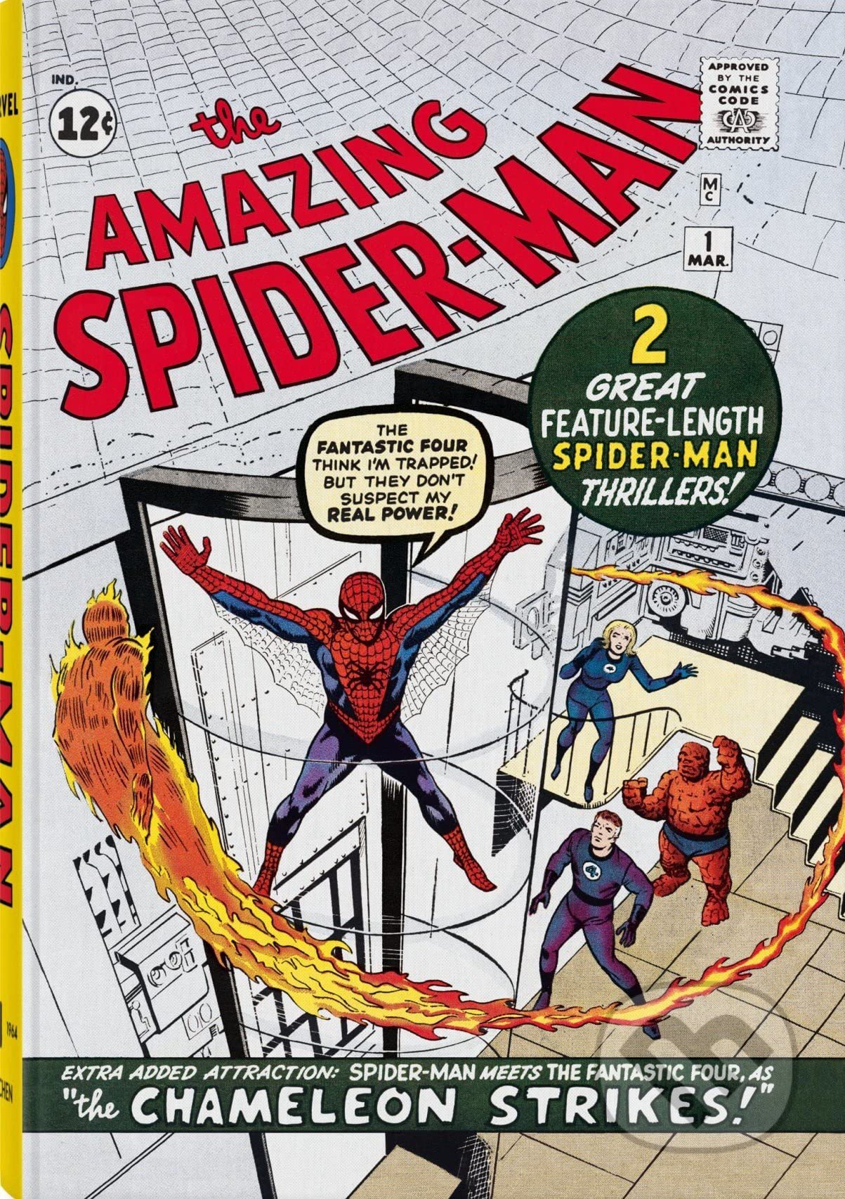 Marvel Comics Library: The Amazing Spider-Man 1 - David Mandel, Ralph Macchio, Stan Lee (ilustrátor), Steve Ditko (ilustrátor), Taschen, 2022