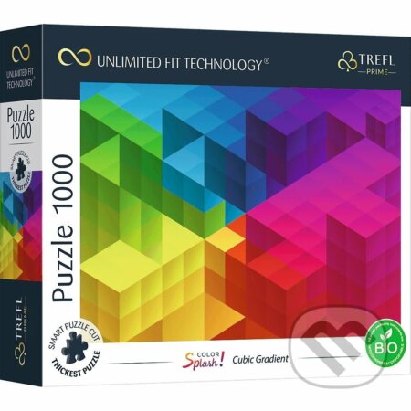 Farebné šplechy: Kubický gradient