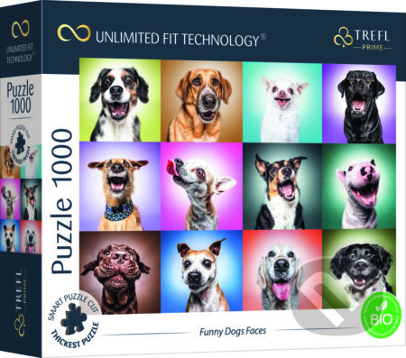 Zábavné psie tváre /  Manuela & Stefan Kulpa - puzzle z kategorie Zvířata