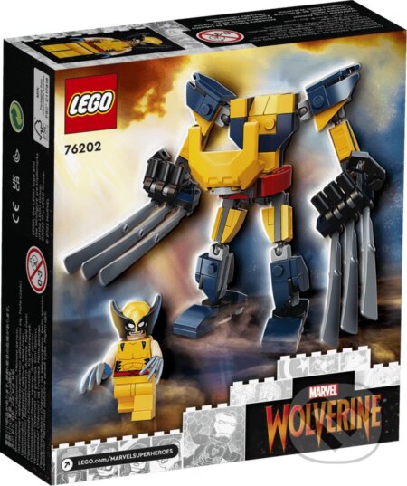 LEGO® Marvel 76202 Wolverinovo robotické brnenie, LEGO, 2022