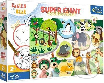 GIANT- Deti na farme / Deti a Medveď - puzzle z kategorie Maxi dílky