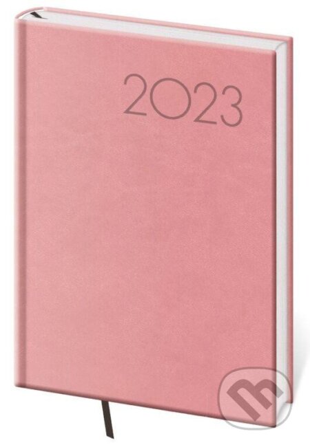 Diář 2023 Print - růžová, denní A5, Helma365, 2022