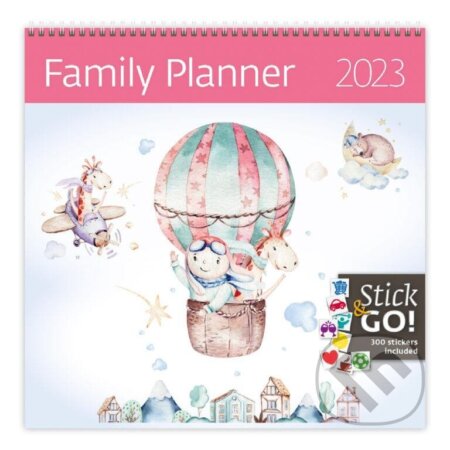 Kalendář nástěnný 2023 - Family Planer, plánovací, Helma365, 2022