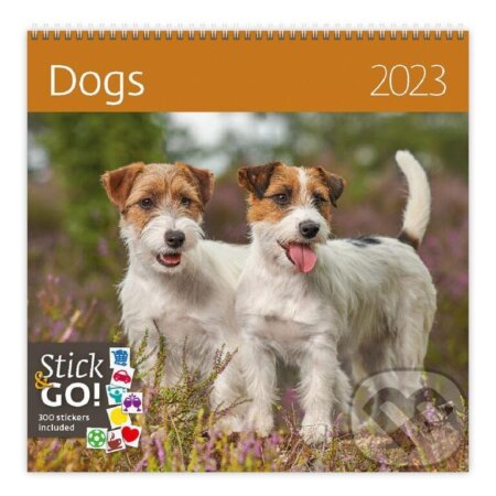 Kalendář nástěnný 2023 - Dogs, plánovací, Helma365, 2022