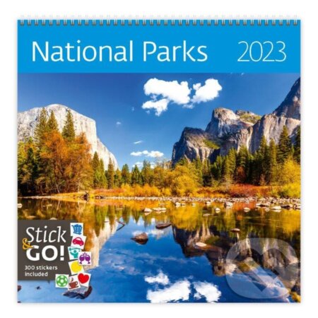 Kalendář nástěnný 2023 - National Parks, plánovací, Helma365, 2022