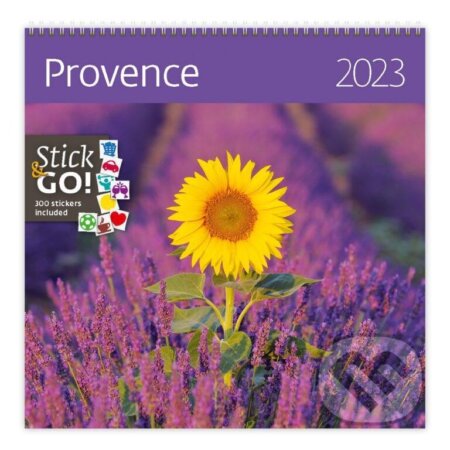 Kalendář nástěnný 2023 - Provence, plánovací, Helma365, 2022