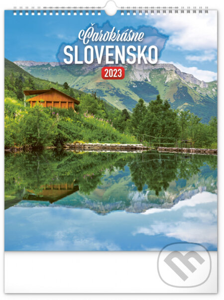 Nástenný kalendár Čarokrásne Slovensko 2023, Presco Group, 2022
