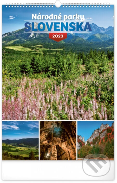 Nástenný kalendár Národné parky Slovenska 2023, Presco Group, 2022