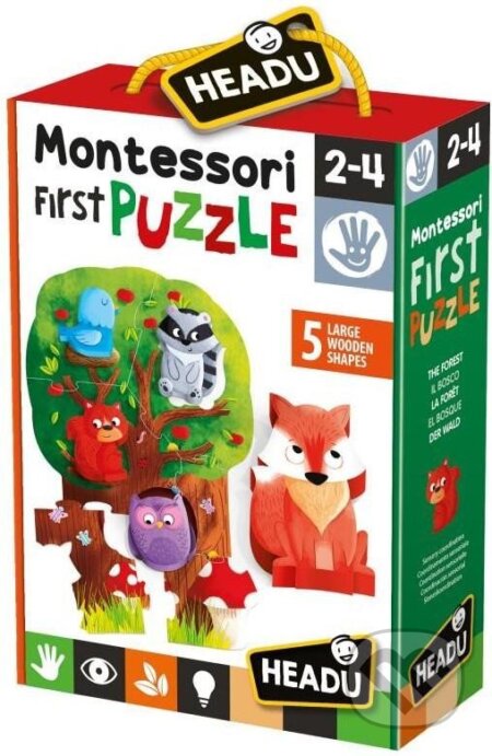 Montessori Moje první puzzle - Les, ADC BF, 2020