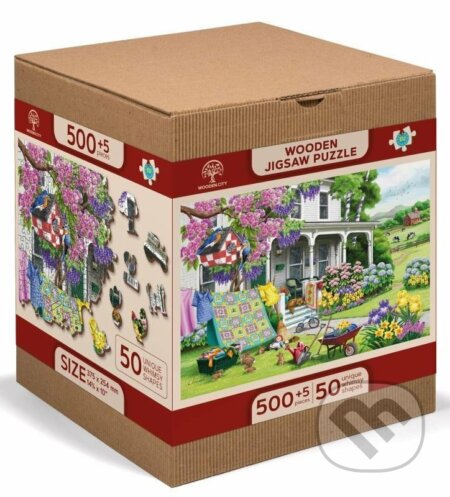 Zahrada, dřevěné - puzzle z kategorie Přírodní scenérie