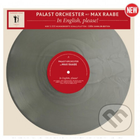 Palast Orchester Mit Raabe Max: In English, Please (Coloured) LP - Palast Orchester Mit Raabe Max, Hudobné albumy, 2022