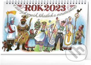 Stolní kalendář Lidová přísloví III. na rok 2023 - Kamila Skopová, Presco Group, 2022