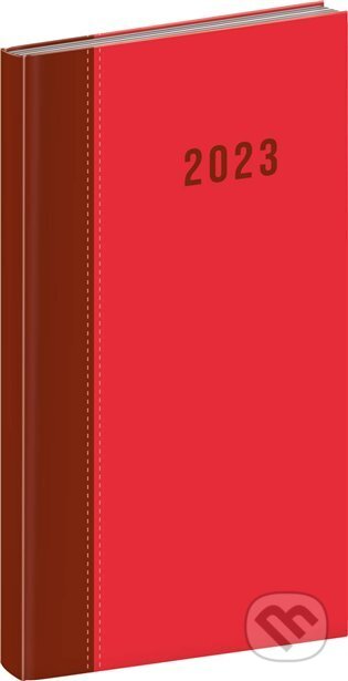 Kapesní diář Cambio 2023, červený, Presco Group, 2022