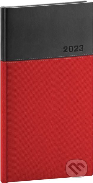Kapesní diář Dado 2023, červenočerný, Presco Group, 2022