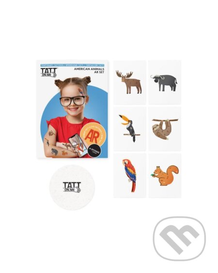 TATTonMe Živé tetovačky pre deti Americké zvieratá