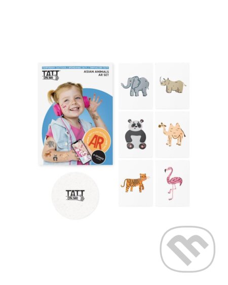 TATTonMe Živé tetovačky pre deti Ázijské zvieratá