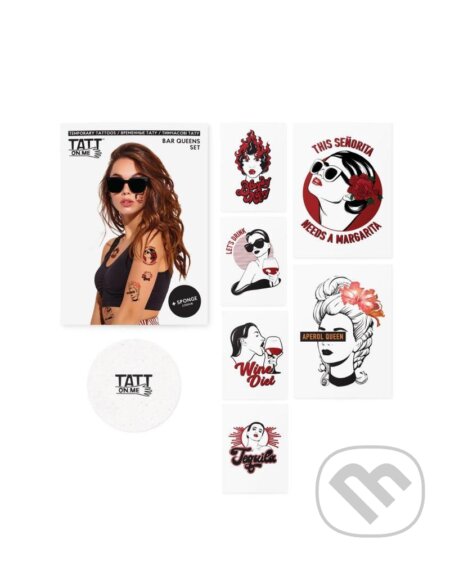 TATTonMe Tetovačky pre ženy Barová kráľovná sada
