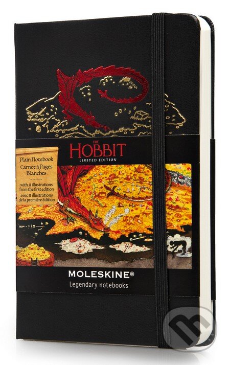 Moleskine - zápisník HOBIT (malý, čistý, čierny), Moleskine