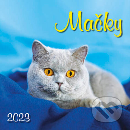 Nástenný kalendár Mačky 2023, Spektrum grafik, 2022