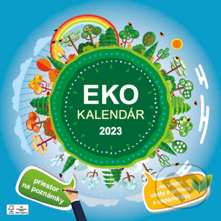 Nástenný Eko kalendár 2023, Spektrum grafik, 2022