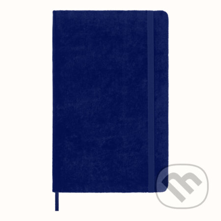 Moleskine – zápisník Velvet (fialový ) (stredný, linajkovaný)