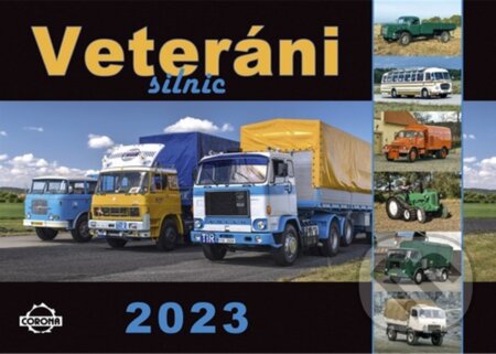 Nástěnný kalendář Veteráni silnic 2023, Corona, 2022