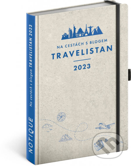 Cestovatelský diář Travelistan 2023 - Martin Navrátil, Notique, 2022