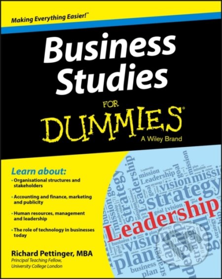 E-kniha: Business Studies For Dummies (Richard Pettinger). Wiley, 2013