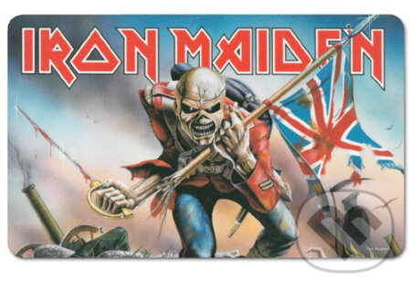 Plastová podložka na stôl Iron Maiden: Made In England, Iron Maiden, 2017