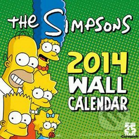 Kalendář 2014 - Simpsons, Cure Pink, 2013