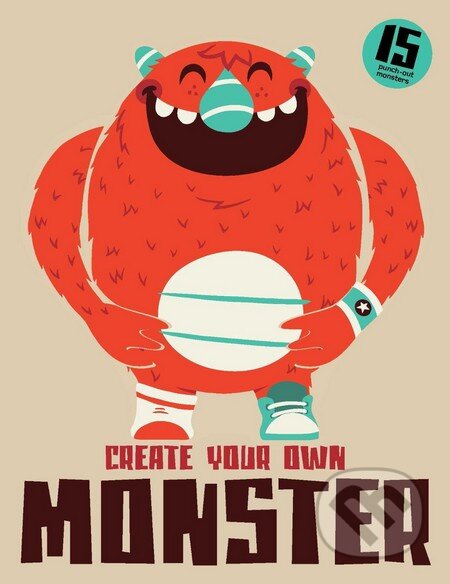 Create Your Own Monster - kniha z kategorie Omalovánky, vystřihovánky, papír