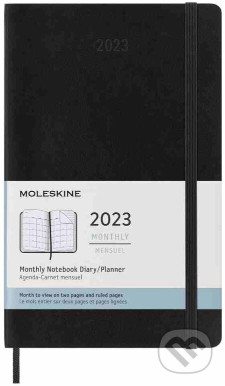 Moleskine – 12-mesačný čierny diár 2023, Moleskine, 2022