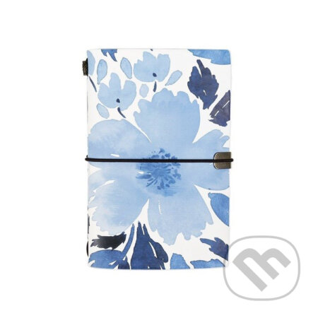 Diár luxusný modré kvety, Albi, 2022