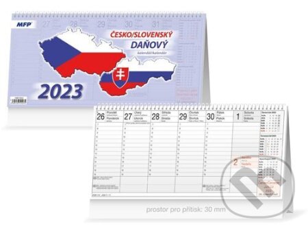 Česko/slovenský 2023 - stolní kalendář, MFP, 2022