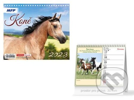 Mini Koně 2023 - stolní kalendář, MFP, 2022