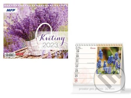 Mini Květiny 2023 - stolní kalendář, MFP, 2022