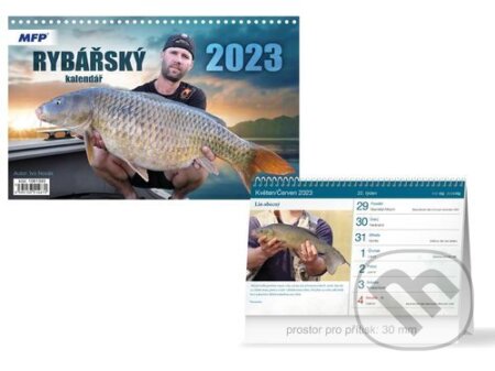 Rybářský 2023 - stolní kalendář, MFP, 2022
