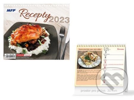 Mini Recepty 2023 - stolní kalendář, MFP, 2022