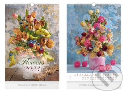 Flowers 2023 - nástěnný kalendář, MFP, 2022
