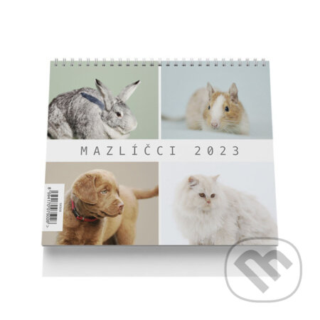 Mazlíčci 2023 - stolní kalendář, VIKPAP, 2022