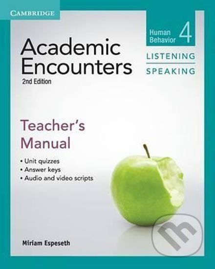 Academic Encount 4 (2Ed): Tchr´s Manual - Miriam Espeseth, Cambridge University Press, 2012