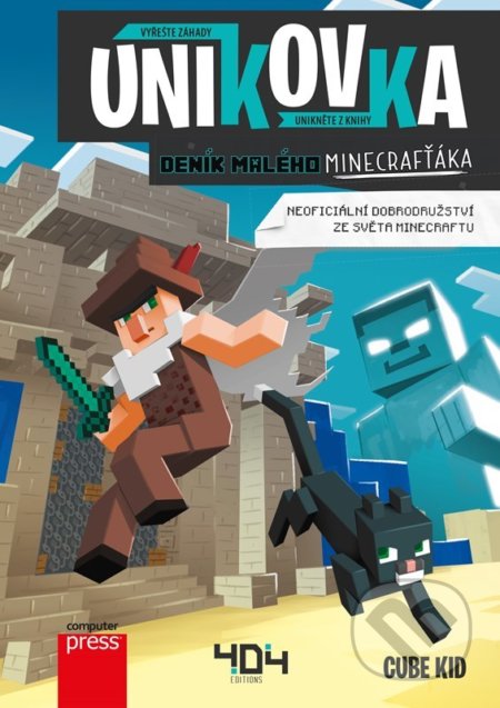 Únikovka: Deník malého Minecrafťáka - Cube Kid, Computer Press, 2022