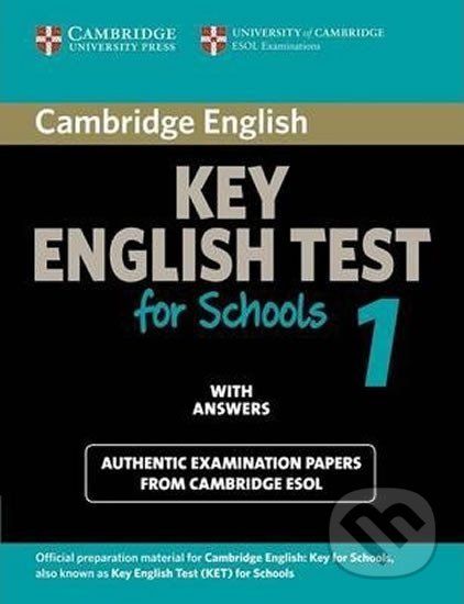 Cambridge Key English Test for Schools 1 Student´s Book with answers - kniha z kategorie Jazykové učebnice a slovníky