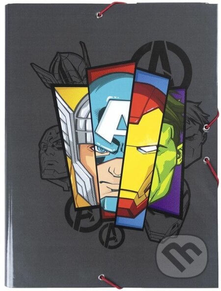 A4 zložka na zošity Marvel: Avengers Faces, , 2022