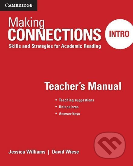 Making Connections Intro Teacher´s Manual - Jessica Williams, Cambridge University Press, 2016