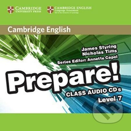 Obálka – Prepare 7/B2: Class Audio: CDs (3)
