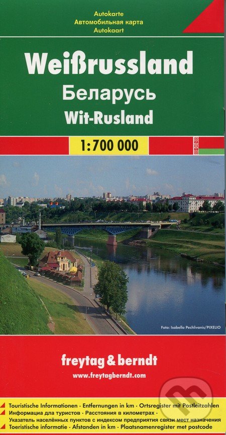 Weißrussland 1:700 000, freytag&berndt, 2014