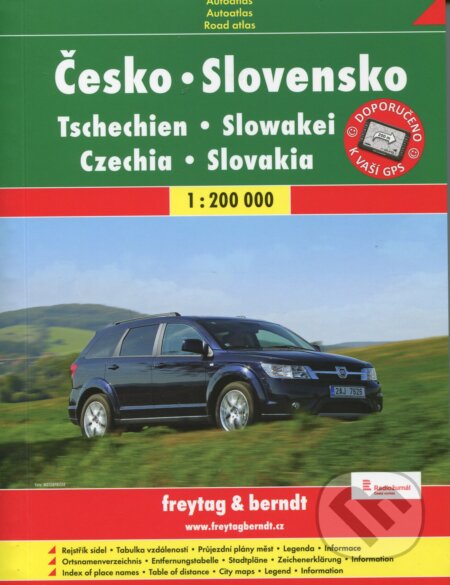 Česko-Slovensko 1:200 000, freytag&berndt, 2013