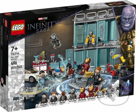 LEGO® Marvel 76216 Zbrojnica Iron Mana, LEGO, 2022