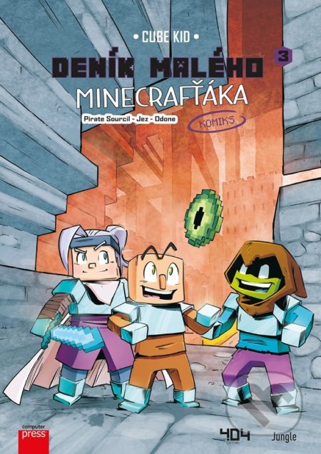 Deník malého Minecrafťáka: komiks 3 - Cube Kid, Computer Press, 2022